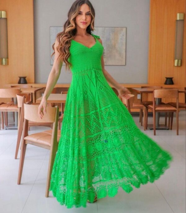 ⁦فستان ماريا حماله قطن 100%⁩ - الصورة ⁦2⁩