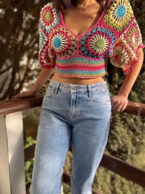 ⁦بلوزه كاچوال تريندي جدا⁩ - الصورة ⁦3⁩