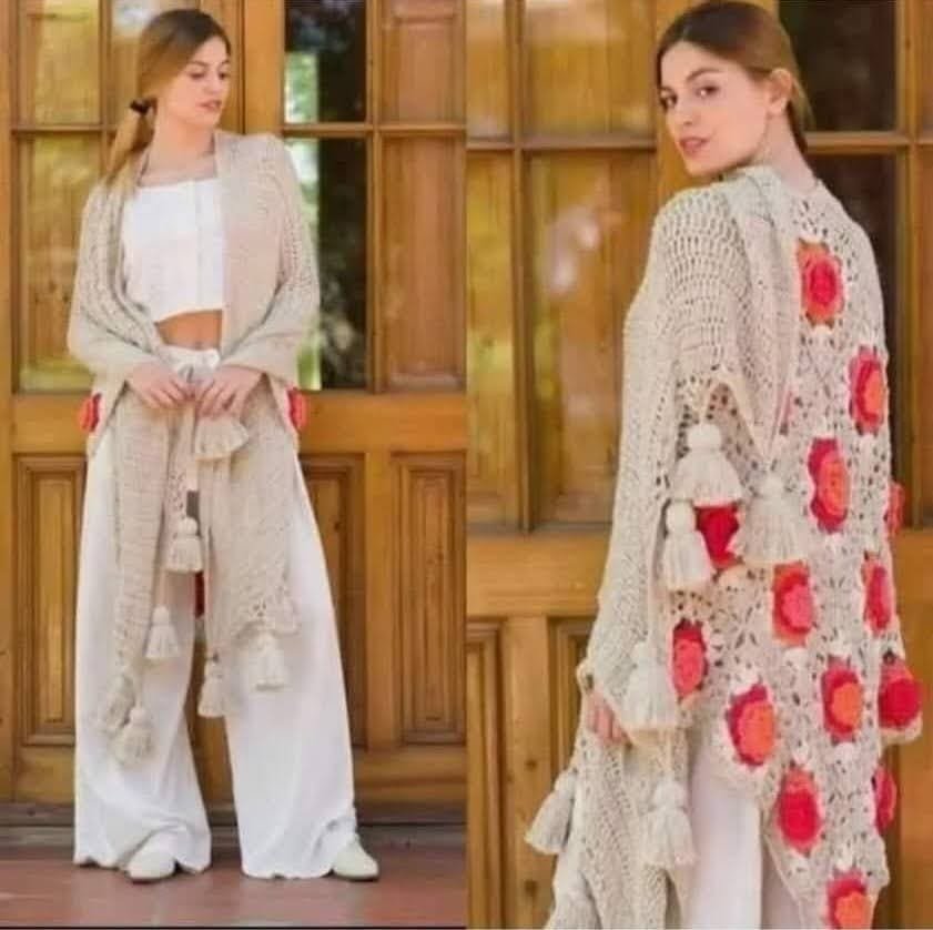 شال الورده البارزه