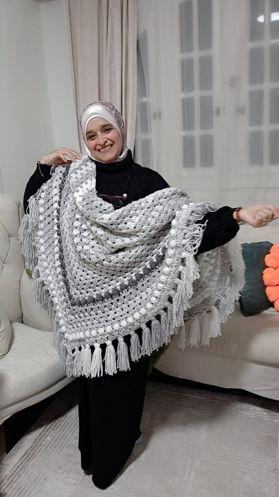 شال مميز جراي